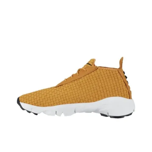 Nike Air Footscape Desert Chukka QS Slip Resistant Abrasion Resistant Водонепроницаемый Низкий Топ Уличная Обувь Унисекс Желтый