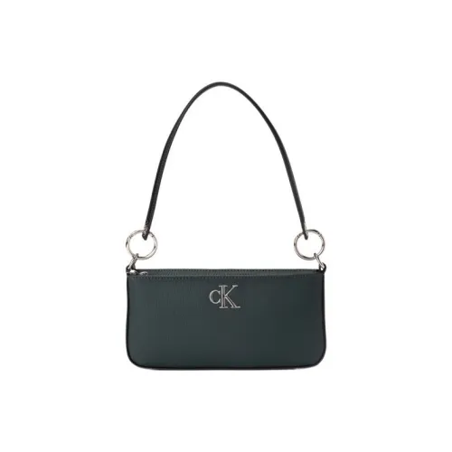 CALVIN KLEIN Quilted кожа плечевая сумка сумка через плечо женская зеленая