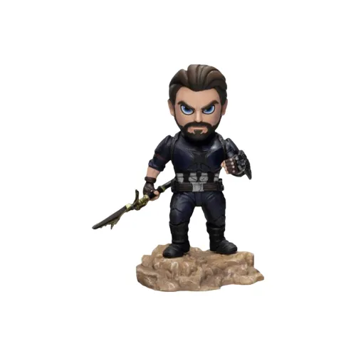 BEAST Kingdom Marvel The Avengers Endgame Фигурка Captain America Мерч Фигурка в стиле Chibi Декоративный предмет Hobby Model