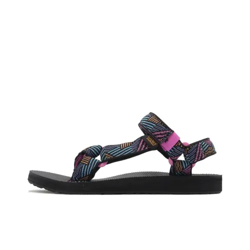 Teva Original Universal Пляжные сандалии Женские Черный Фиолетовый