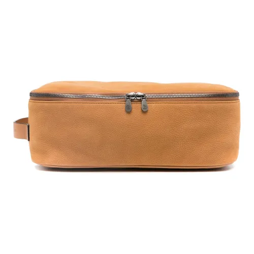 BRUNELLO CUCINELLI Телячья кожа Обувь Мешок для хранения Унисекс Карамельный коричневый