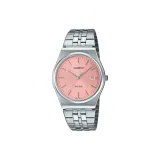 Розовый циферблат часов