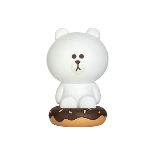 BEAST Kingdom LINE FRIENDS Brown Bear PAT Light Спокойной ночи Breathing Light Money Jar Мерч по IP