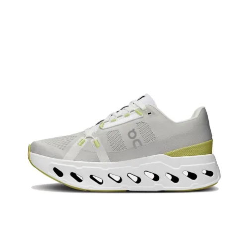 On Cloudeclipse Амортизация Износостойкие Низкие Кроссовки для Бега Женские Белые