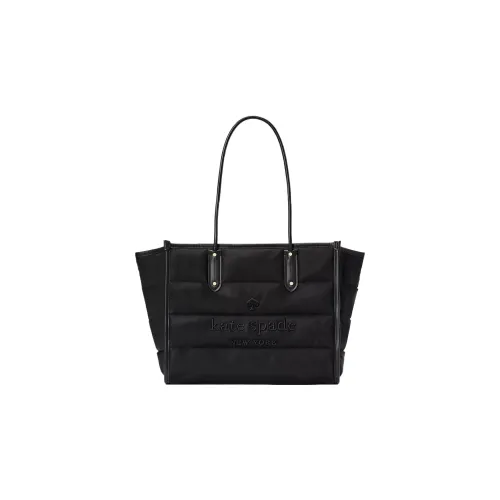 Kate Spade Ella Переработанный Нейлон Тоут Сумка Сумка для покупок Сумка Экстра-большая Женская Черная