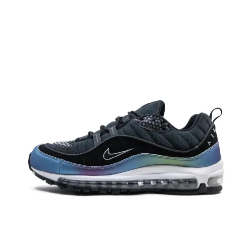 Nike Air Max 98 Устойчивый к истиранию Дышащий Низкий Топ Повседневная обувь Мужская Синяя
