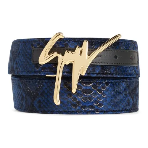 GIUSEPPE ZANOTTI Металл Кожаные ремни Мужской