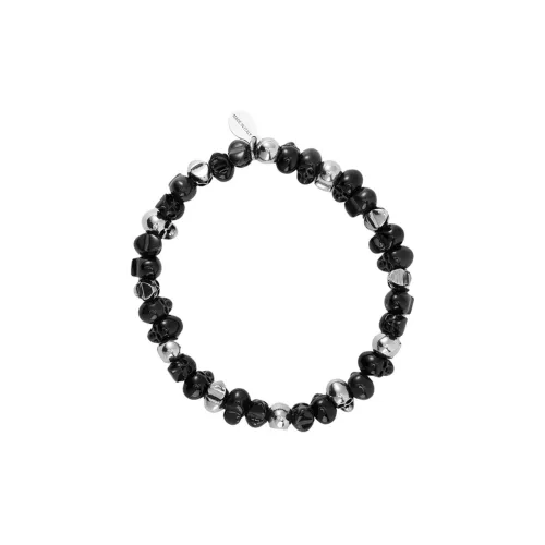 Alexander McQueen Brass Bracelets Унисекс Черный