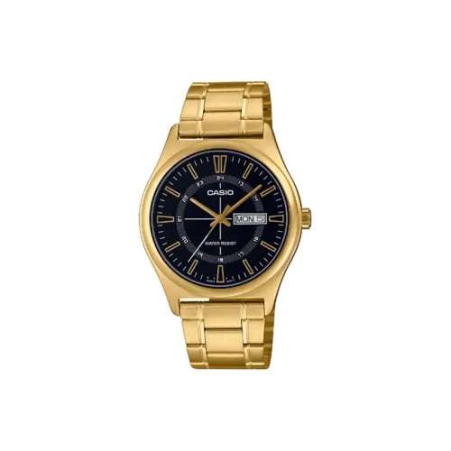 CASIO Кварцевый механизм нержавеющая сталь ремешок часы 45,1 мужские черный циферблат