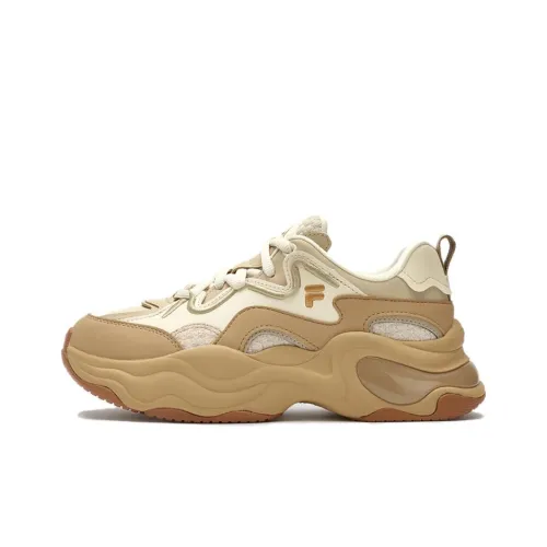 FILA FUSION BUBBLE Низкий Топ Толстая Подошва Кроссовки Женские Пшеница