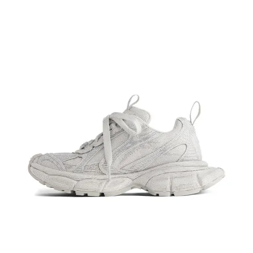 Balenciaga 3XL Низкий Топ Толстая Подошва Кроссовки Женские Светло-Серый