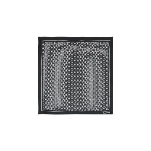 Calvin Klein Шелковые Шарфы Женские Черный