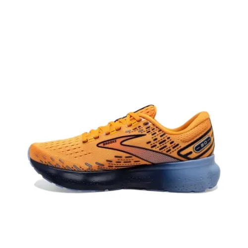 Brooks Glycerin 20 Амортизация Износостойкие Низкие Кроссовки для Бега Мужские Оранжевые