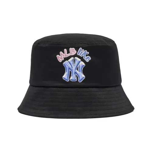 Бейсбольные кепки из хлопка с логотипом MLB унисекс черный