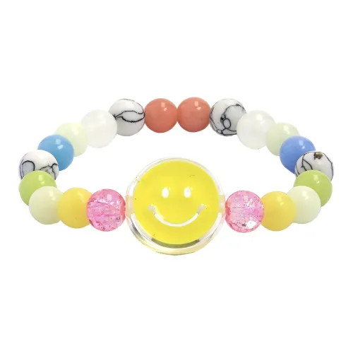 WHY PLAY Желтый Смайлик Браслеты Женские