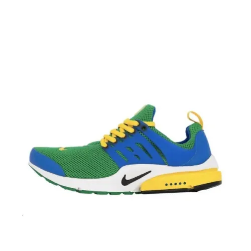 Nike Air Presto Essential Амортизация и Дышащий Низкий Топ Беговые кроссовки Унисекс Синий Зеленый