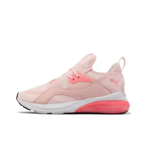 PUMA CELL Износостойкий Дышащий MID Топ Беговые кроссовки Унисекс Розовый Белый