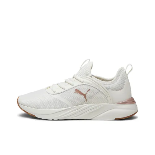 PUMA Softride Износостойкие Дышащие Низкие Беговые Кроссовки Женские Белые
