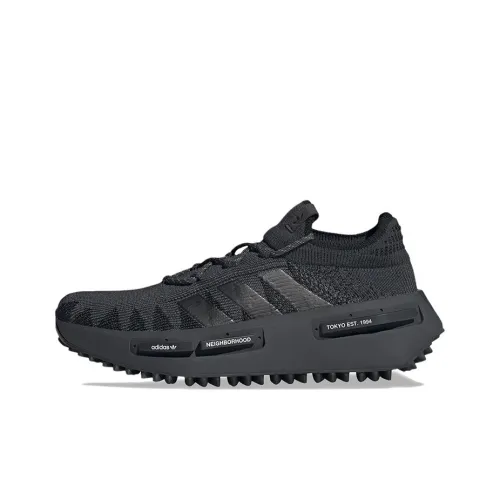 NEIGHBORHOOD x adidas originals NMD S1 Slip-resistant Low Top Casual Men's Black NEIGHBORHOOD x adidas Originals NMD S1 Противоскользящий Низкий Топ Повседневный Мужской Черный