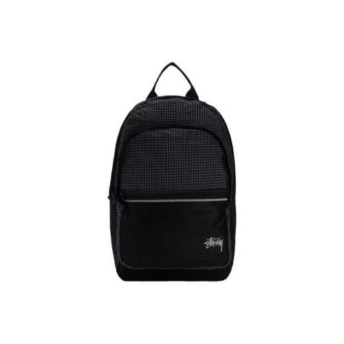 Stussy Nylon Backpack Unisex Black Stussy Нейлоновый рюкзак унисекс черный