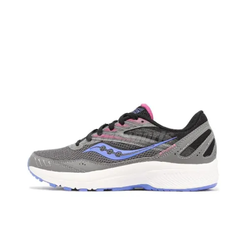 Saucony COHESION 15 COHESION 15 Противоскользящие устойчивые к истиранию низкий топ беговые кроссовки женские серый