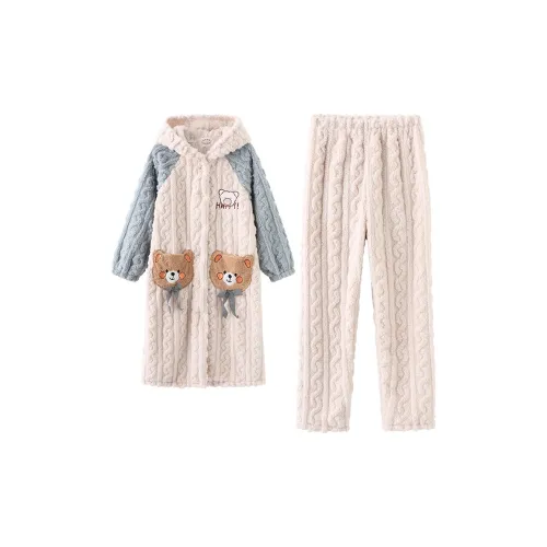 Shirley Экрю Женские Пижамные Комплекты