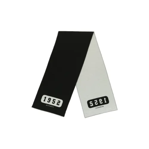 GIVENCHY Вязаные шарфы Унисекс Черный