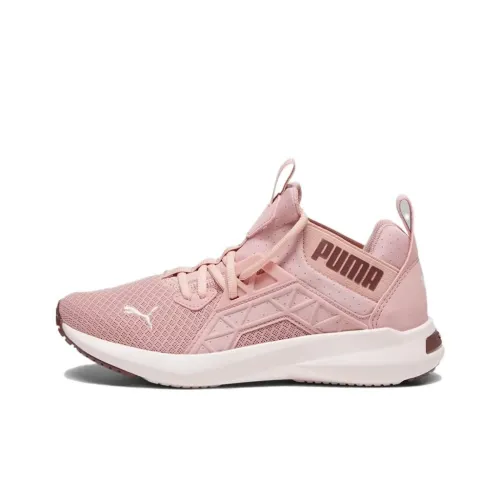 PUMA Износостойкий Дышащий MID Топ Беговые кроссовки Женские Розовый