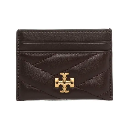 TORY BURCH Kira (Красный) Кожа Кошелек Держатель для карт Стандартный Женский Красный Коричневый