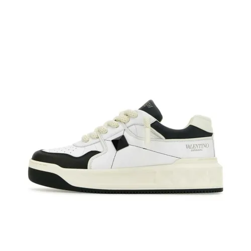 Valentino One Stud Low Топ Скейтборд Кроссовки Мужские Белые