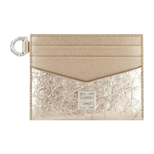 Givenchy 4G Коровья кожа Держатель для карт Держатель для карт Женский Золотой