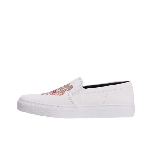 KENZO Low-Top Canvas Shoes White Women's
