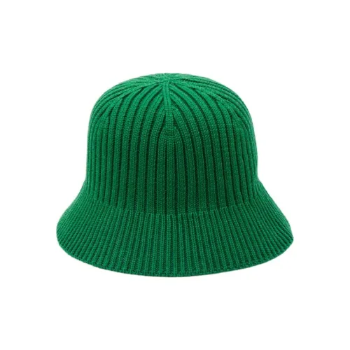 COS Мериносовая шерсть Шляпы ведра Женские Зеленый
