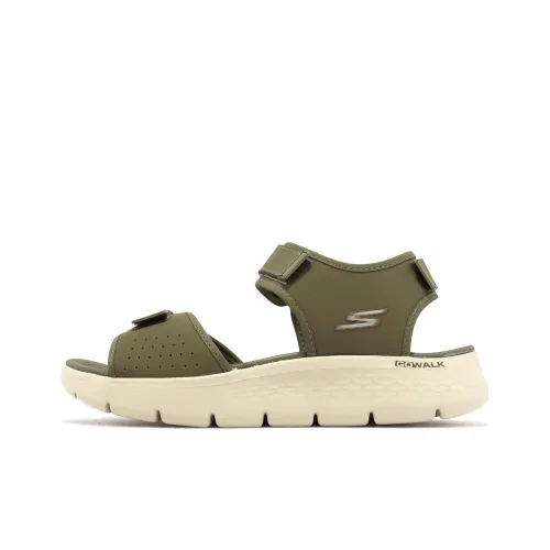 Skechers Go Walk Flex Пляжные сандалии Зеленый Мужской