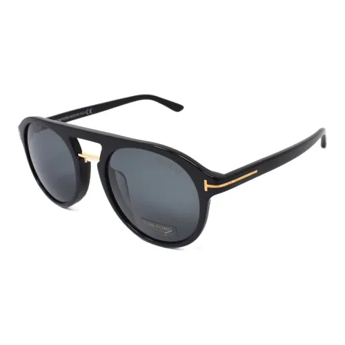 TOM FORD Пластик Aviator Солнцезащитные очки Мужской Черный