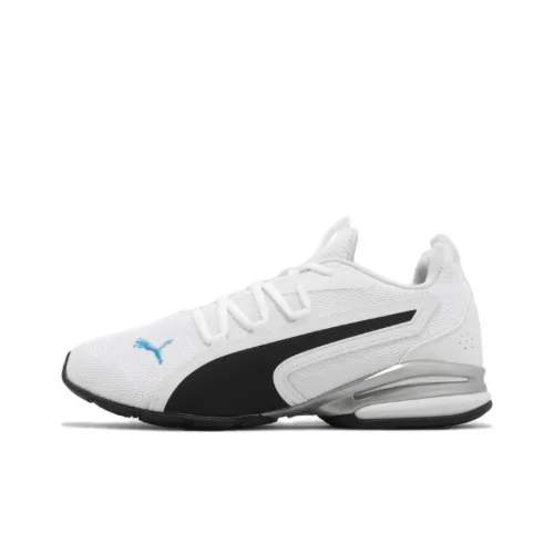 PUMA Axelion Slip-Resistant Low Top Беговые кроссовки Мужские Белые