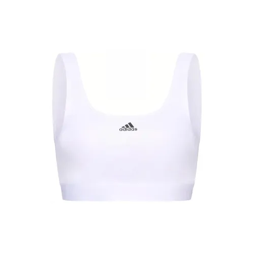 Adidas Белые Женские Бюстгальтеры
