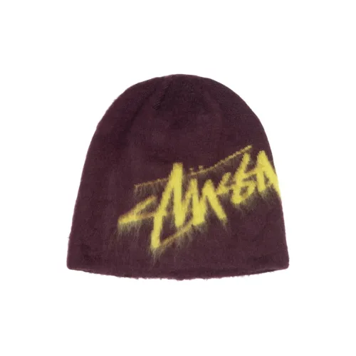 Stussy Шапки-бини Унисекс Фиолетовый Коричневый