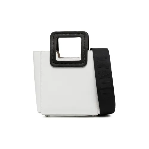 Staud Телячья кожа Сумка через плечо Сумка Мини Women's White Черный