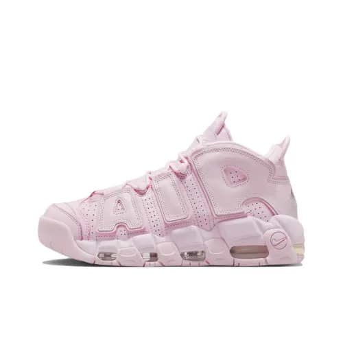 Nike Air More Uptempo Винтажные баскетбольные кроссовки High Топ Розовый Женские