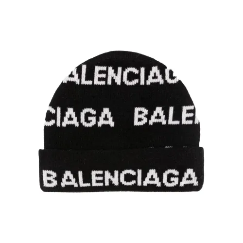 Balenciaga Шерстяные Шапки Женские Черные