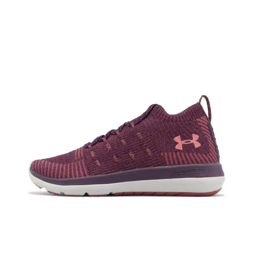 Under Armour Аbrasion Resistant Дышащие Низкие Кроссовки для Бега Женские Фуксия