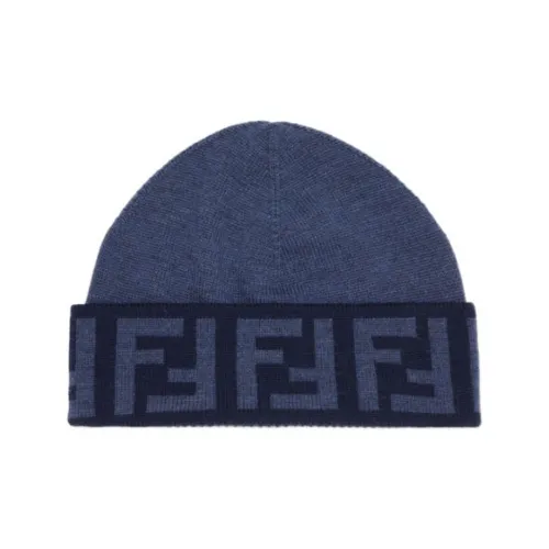 FENDI Хлопок Шапки-бини Мужской Морской синий