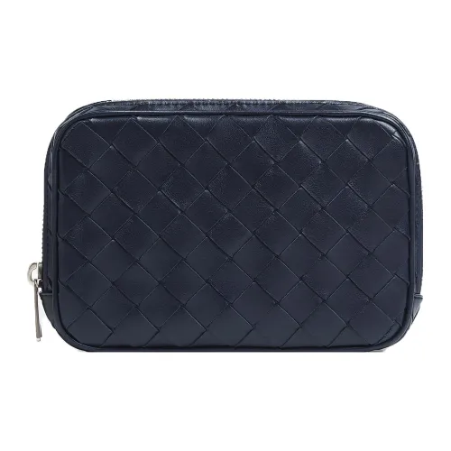 Bottega Veneta Коровья кожа Сумка для хранения Трумпет Мужская Космический синий