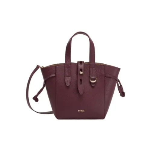 Furla Net Collection Рельефная Телячья Кожа Сумка через плечо Сумка Мини Женская Chianti Цвет