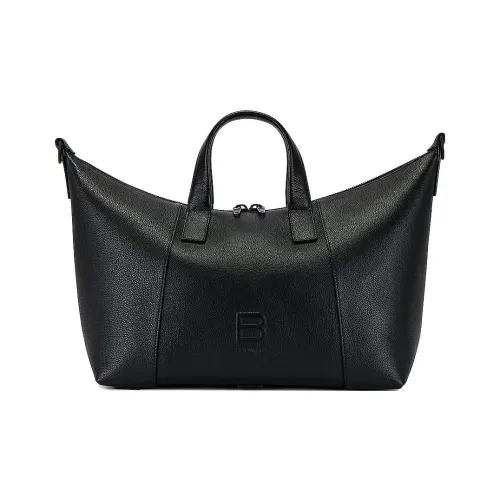 Balenciaga HOURGLASS GRAIN LEATHER Сумка через плечо Сумка Большая Мужская Черная