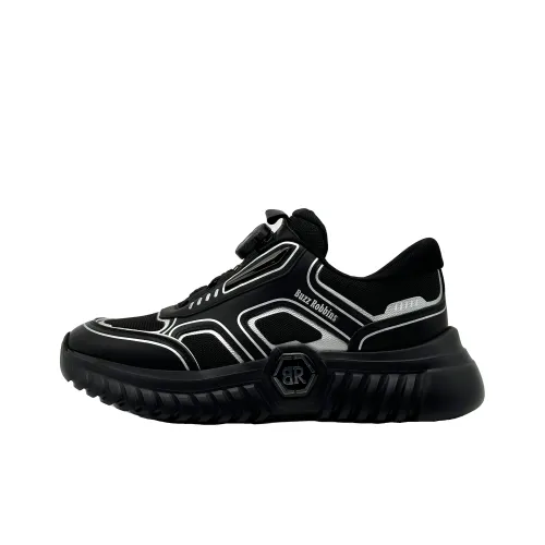 Buzz Robbins Покрытие Support Легкий Дышащий Низкий Топ Повседневная Обувь Мужская Черная