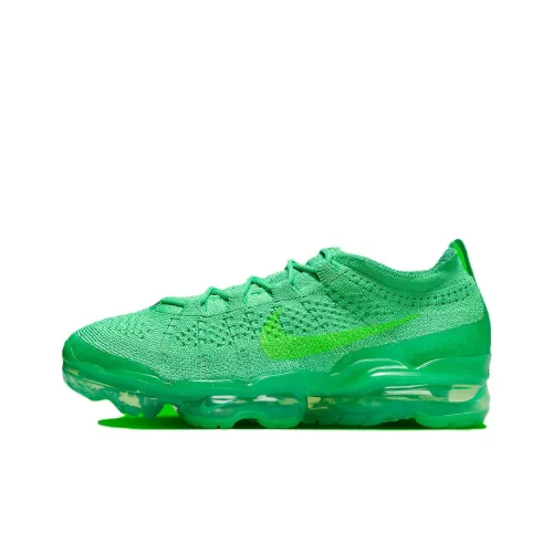 Nike VaporMax Flyknit Low Беговые кроссовки Мужские Зеленые