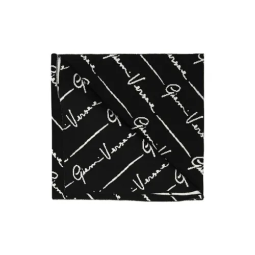 VERSACE Вязаные шарфы Женские Черный