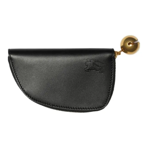 Burberry Lambskin Coin Wallet Regular Women's Black
